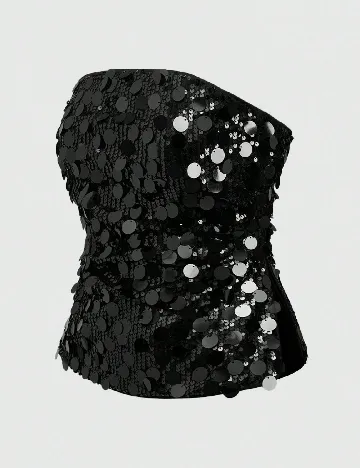 Top Romwe, negru