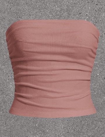 Top SHEIN, roz pudra inchis