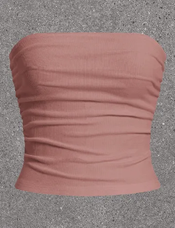 Top SHEIN, roz pudra inchis