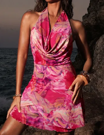 Rochie scurta SHEIN, roz