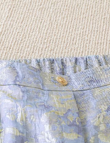 Pantaloni scurti SHEIN CURVE, bleu