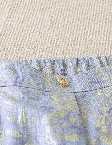Pantaloni scurti SHEIN CURVE, bleu
