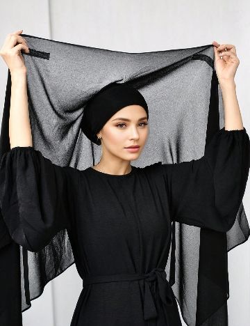 Hijab SHEIN, negru