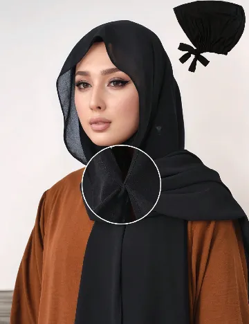 Hijab SHEIN, negru