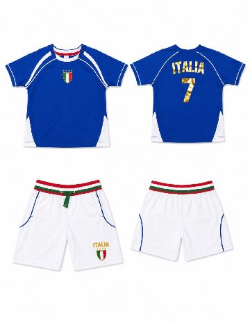 Compleu Zara, alb/albastru
