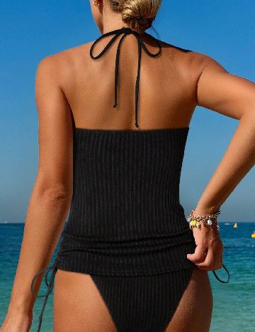 Costum de baie SHEIN, negru