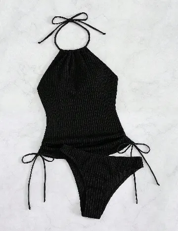 Costum de baie SHEIN, negru