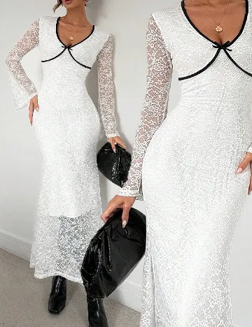 Rochie lunga SHEIN, alb