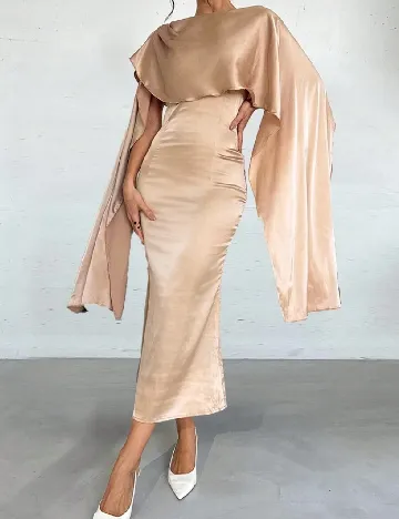 Rochie medie SHEIN, maro