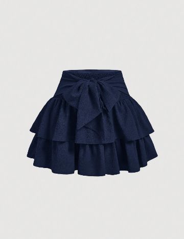 Fusta SHEIN CURVE, bleumarin