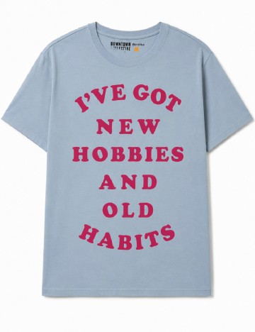Tricou Bershka, albastru