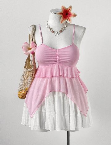 Top SHEIN CURVE, roz