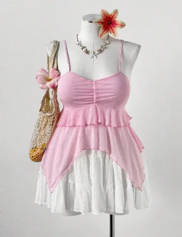 Top SHEIN CURVE, roz