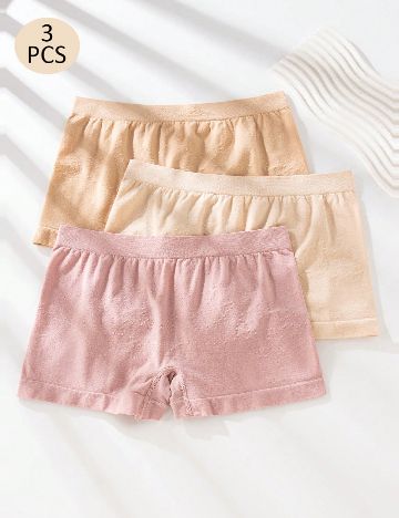 Set Boxeri 3 perechi Shein Kids, mix culori