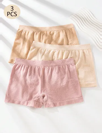 Set Boxeri 3 perechi Shein Kids, mix culori