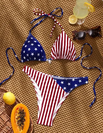 Costum de baie SHEIN, mix culori