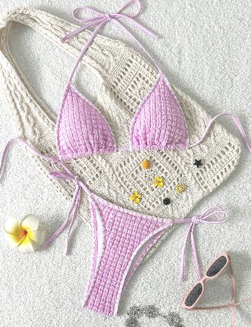 Costum de baie SHEIN, roz