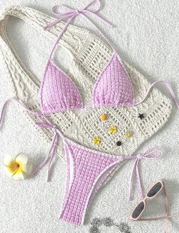Costum de baie SHEIN, roz