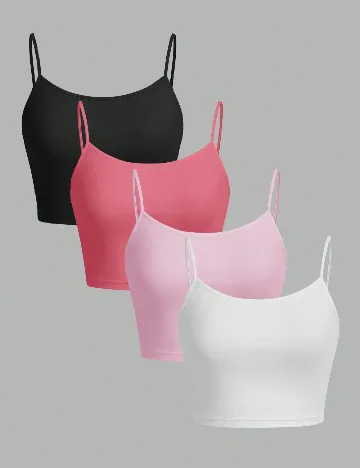 Set topuri 4 bucati SHEIN, mix culori