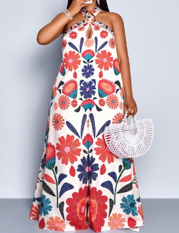 Salopeta SHEIN CURVE, floral