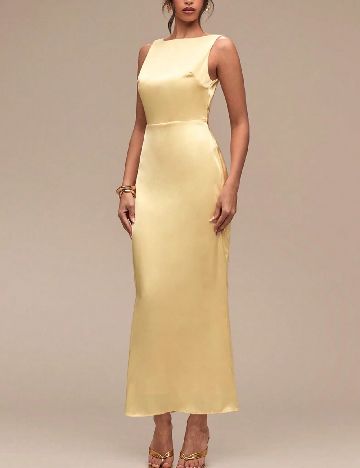 Rochie medie SHEIN, galben
