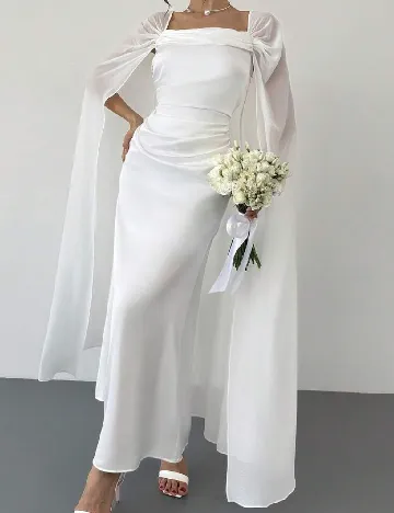 Rochie lunga SHEIN, alb