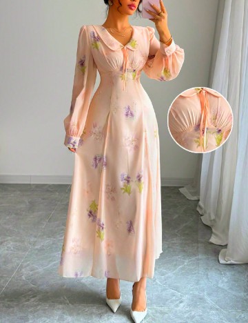 Rochie lunga SHEIN, piersica