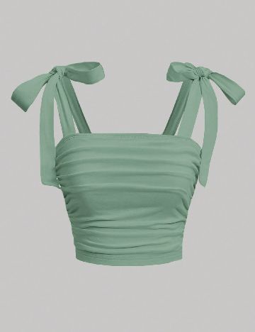 Top SHEIN, verde