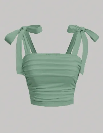 Top SHEIN, verde