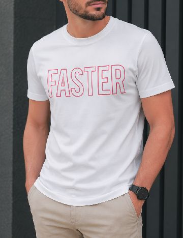 Tricou Bershka, alb