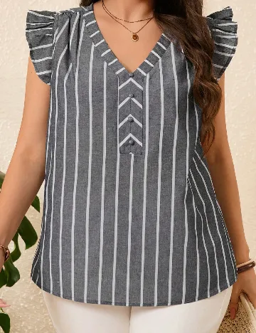 Bluza SHEIN CURVE, gri