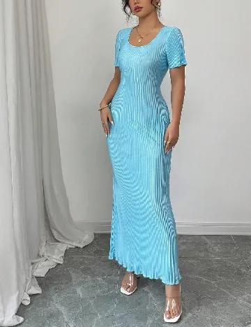 Rochie lunga SHEIN, albastru