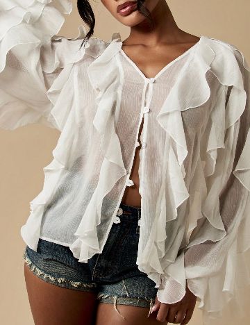 Bluza Missguided, alb