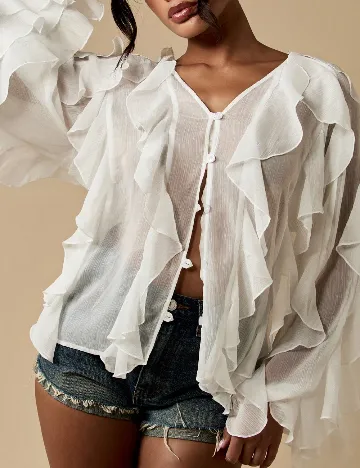 Bluza Missguided, alb