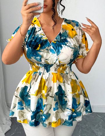 Bluza SHEIN CURVE, mix culori
