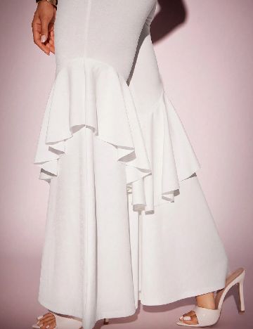 Pantaloni SHEIN, alb