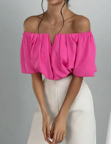 Top SHEIN CURVE, roz