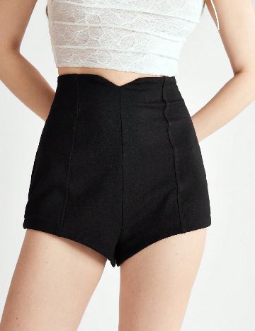 Pantaloni scurti SHEIN, negru