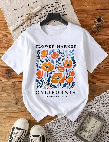 Tricou SHEIN CURVE, alb
