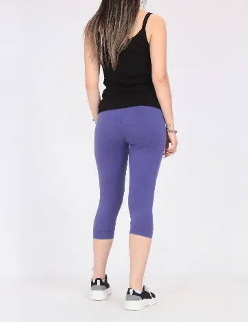 Pantaloni trei sferturi Zara, albastru