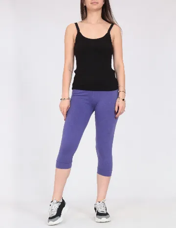 Pantaloni trei sferturi Zara, albastru