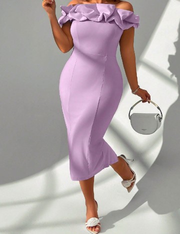 Rochie medie SHEIN CURVE, mov