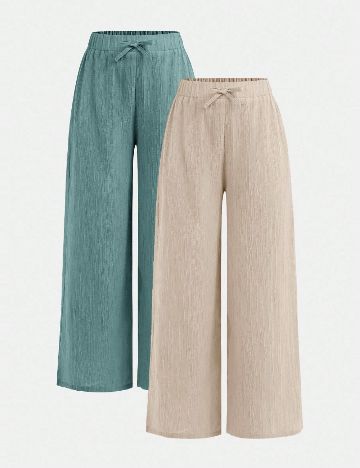 Set pantaloni 2 perechi Shein Kids, mix culori