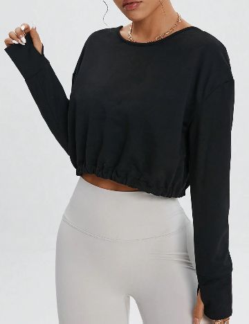 Bluza SHEIN, negru