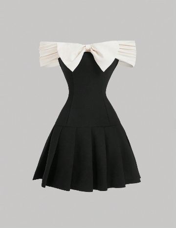 Rochie scurta Plus Size SHEIN, negru