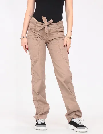 Pantaloni Zara, maro