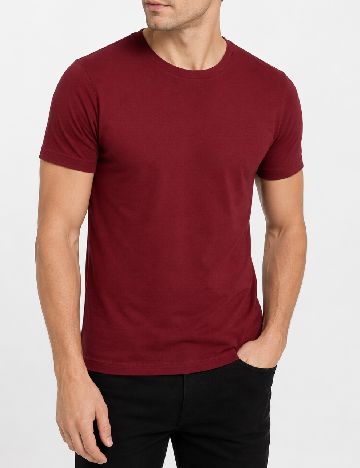 Tricou Bershka, visiniu
