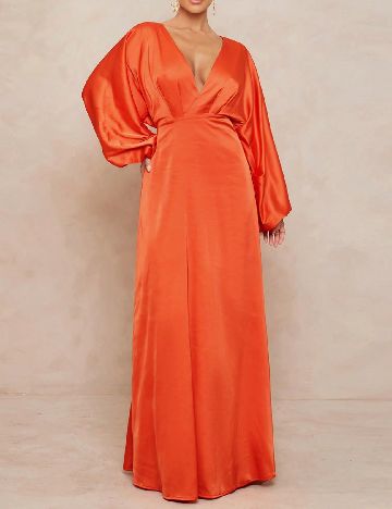 Rochie lunga SHEIN, portocaliu