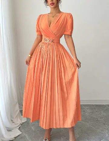 Rochie lunga SHEIN, portocaliu