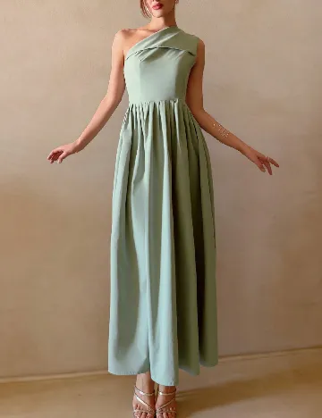 Rochie lunga SHEIN, verde